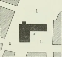 An illustration from Der Städte-Bau nach seinen künstlerischen Grundsätzen. Ein Beitrag zur Lösung moderner Fragen der Architektur und monumentalen Plastik unter besonderer Beziehung auf Wien (1901)
