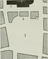An illustration from Der Städte-Bau nach seinen künstlerischen Grundsätzen. Ein Beitrag zur Lösung moderner Fragen der Architektur und monumentalen Plastik unter besonderer Beziehung auf Wien (1901)