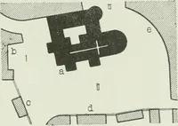An illustration from Der Städte-Bau nach seinen künstlerischen Grundsätzen. Ein Beitrag zur Lösung moderner Fragen der Architektur und monumentalen Plastik unter besonderer Beziehung auf Wien (1901)