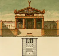 An illustration from Der Stil in den technischen und tektonischen Künsten; oder, Praktische Aesthetik. Ein Handbuch für Techniker, Künstler und Kunstfreunde (1878)