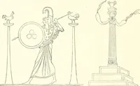 An illustration from Der Stil in den technischen und tektonischen Künsten; oder, Praktische Aesthetik. Ein Handbuch für Techniker, Künstler und Kunstfreunde (1884)