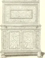 An illustration from Der Stil in den technischen und tektonischen Künsten; oder, Praktische Aesthetik. Ein Handbuch für Techniker, Künstler und Kunstfreunde (1884)