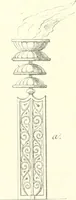 An illustration from Der Stil in den technischen und tektonischen Künsten; oder, Praktische Aesthetik. Ein Handbuch für Techniker, Künstler und Kunstfreunde (1884)