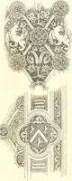 An illustration from Der Stil in den technischen und tektonischen Künsten; oder, Praktische Aesthetik. Ein Handbuch für Techniker, Künstler und Kunstfreunde (1884)