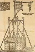 An illustration from Der von Mose u. denen Propheten übel urtheilende Alchymist, wird fürgestellet in einer Schrifft-gemässen Erweisung : dass Moses und einige Propheten, wie auch David, Salomon, Hiob, Esra und dergleichen, keine Adepti Lapidis Philosophorum gewesen sind : ingleichen dass die Lehre und alchymistisch vorgeben, von Verwandlung der geringen Metalle in Gold, eine lautere Phantasie und schädliche Einbildung sey (1706)