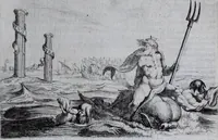 An illustration from Der zee-vaert lof : handelende vande gedenckwaerdighste zee-vaerden... in VI boecken beschreven (1634)