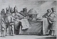 An illustration from Der zee-vaert lof : handelende vande gedenckwaerdighste zee-vaerden... in VI boecken beschreven (1634)