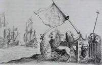 Picture 21 of 25 from Der zee-vaert lof : handelende vande gedenckwaerdighste zee-vaerden... in VI boecken beschreven (1634), leaf 198