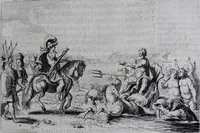 Picture 12 of 25 from Der zee-vaert lof : handelende vande gedenckwaerdighste zee-vaerden... in VI boecken beschreven (1634), leaf 72