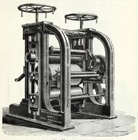 An illustration from Der Zeugdruck : Bleicherei, Färberei, Druckerei und Appretur baumwollener Gewebe (1890)