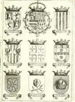 Picture 29 of 72 from Descripcion de las honras : que se hicieron ala Catholica Magd. de D. Phelippe quarto rey de las Españas y del nueuo mundo en el Real Conuento de la Encarnacion : que de horden de la reyna n[uest]ra señora como superintendente de las reales obras dispuso D. Baltasar Barroso de Ribera marques de Malpica ... (1666), leaf 186