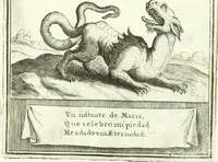 Picture 49 of 72 from Descripcion de las honras : que se hicieron ala Catholica Magd. de D. Phelippe quarto rey de las Españas y del nueuo mundo en el Real Conuento de la Encarnacion : que de horden de la reyna n[uest]ra señora como superintendente de las reales obras dispuso D. Baltasar Barroso de Ribera marques de Malpica ... (1666), leaf 222