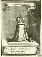 Picture 51 of 72 from Descripcion de las honras : que se hicieron ala Catholica Magd. de D. Phelippe quarto rey de las Españas y del nueuo mundo en el Real Conuento de la Encarnacion : que de horden de la reyna n[uest]ra señora como superintendente de las reales obras dispuso D. Baltasar Barroso de Ribera marques de Malpica ... (1666), leaf 226