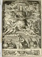 Picture 7 of 72 from Descripcion de las honras : que se hicieron ala Catholica Magd. de D. Phelippe quarto rey de las Españas y del nueuo mundo en el Real Conuento de la Encarnacion : que de horden de la reyna n[uest]ra señora como superintendente de las reales obras dispuso D. Baltasar Barroso de Ribera marques de Malpica ... (1666), leaf 31