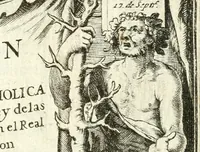 Picture 5 of 72 from Descripcion de las honras : que se hicieron ala Catholica Magd. de D. Phelippe quarto rey de las Españas y del nueuo mundo en el Real Conuento de la Encarnacion : que de horden de la reyna n[uest]ra señora como superintendente de las reales obras dispuso D. Baltasar Barroso de Ribera marques de Malpica ... (1666), leaf 8