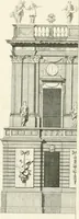 An illustration from Descripcion de los ornatos públicos con que la corte de Madrid ha solemnizado la feliz exâltacion al trono de los reyes nuestros señores don Carlos IIII. y doña Luisa de Borbon, y la jura del serenisimo señor don Fernando, principe de Asturias (1789)
