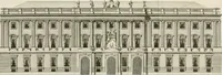An illustration from Descripcion de los ornatos públicos con que la corte de Madrid ha solemnizado la feliz exâltacion al trono de los reyes nuestros señores don Carlos IIII. y doña Luisa de Borbon, y la jura del serenisimo señor don Fernando, principe de Asturias (1789)