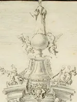 Picture 18 of 42 from Descripcion del real monasterio de San Lorenzo del Escorial : su magnifico templo, panteon, y palacio : compendiada de la descripcion antigua, y exornada con nuevas vistosas láminas de su planta y montéa : aumentada con la noticia de varias grandezas y alhajas con que han ilustrado los católicos reyes aquel maravilloso edificio, y coronada con un tratado apendice de los insignes profesores de las bellas artes estatuaria, arquitectura, y pintura, que concurrieron á su fundacion, y despues le han enriquecido con sus obras (1764), leaf 238