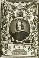 Picture 29 of 42 from Descripcion del real monasterio de San Lorenzo del Escorial : su magnifico templo, panteon, y palacio : compendiada de la descripcion antigua, y exornada con nuevas vistosas láminas de su planta y montéa : aumentada con la noticia de varias grandezas y alhajas con que han ilustrado los católicos reyes aquel maravilloso edificio, y coronada con un tratado apendice de los insignes profesores de las bellas artes estatuaria, arquitectura, y pintura, que concurrieron á su fundacion, y despues le han enriquecido con sus obras (1764), leaf 362