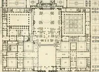 Picture 41 of 42 from Descripcion del real monasterio de San Lorenzo del Escorial : su magnifico templo, panteon, y palacio : compendiada de la descripcion antigua, y exornada con nuevas vistosas láminas de su planta y montéa : aumentada con la noticia de varias grandezas y alhajas con que han ilustrado los católicos reyes aquel maravilloso edificio, y coronada con un tratado apendice de los insignes profesores de las bellas artes estatuaria, arquitectura, y pintura, que concurrieron á su fundacion, y despues le han enriquecido con sus obras (1764), leaf 473