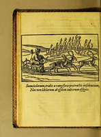 An illustration from Descriptio ac delineatio geographica detectionis freti, : sive, Transitus ad occasum suprà terras Americanas, in Chinam atq; Iaponem ducturi. Recens investigati ab M. Henrico Hudsono Anglo. : Item, Exegesis regi Hispaniæ facta, super tractu recens detecto, in quintâ orbis parte, cui nomen, Australis incognita. : Cum descriptione terrarum Samoiedarum, & Tingoesiorum, in Tartariâ ad ortum Freti VVaygats sitarum, nuperq; sceptro Moscovitarum adscitarum (1613)