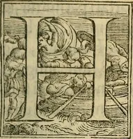 An illustration from Descriptio Britanniae, Scotiea, Hyberniae, et Orchadvm (1548)