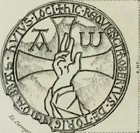 An illustration from Description de l'abbaye du Mont Saint-Michel et de ses abords : précédée d'une notice historique (1877)