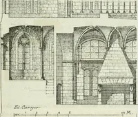 An illustration from Description de l'abbaye du Mont Saint-Michel et de ses abords : précédée d'une notice historique (1877)