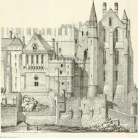 An illustration from Description de l'abbaye du Mont Saint-Michel et de ses abords : précédée d'une notice historique (1877)
