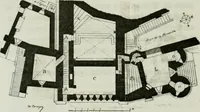 An illustration from Description de l'abbaye du Mont Saint-Michel et de ses abords : précédée d'une notice historique (1877)