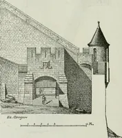 An illustration from Description de l'abbaye du Mont Saint-Michel et de ses abords : précédée d'une notice historique (1877)