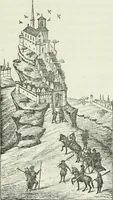 An illustration from Description de l'abbaye du Mont Saint-Michel et de ses abords : précédée d'une notice historique (1877)