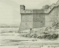 An illustration from Description de l'abbaye du Mont Saint-Michel et de ses abords : précédée d'une notice historique (1877)