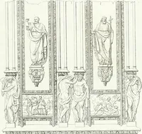 An illustration from Description de la cathédrale de Milan : accompagnée d'observations historiques et critiques sur sa construction et sur les monumens d'art dont elle est enrichie (1823)