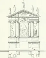 An illustration from Description de la cathédrale de Milan : accompagnée d'observations historiques et critiques sur sa construction et sur les monumens d'art dont elle est enrichie (1823)