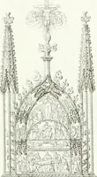 An illustration from Description de la cathédrale de Milan : accompagnée d'observations historiques et critiques sur sa construction et sur les monumens d'art dont elle est enrichie (1823)