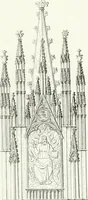 An illustration from Description de la cathédrale de Milan : accompagnée d'observations historiques et critiques sur sa construction et sur les monumens d'art dont elle est enrichie (1823)