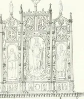 An illustration from Description de la cathédrale de Milan : accompagnée d'observations historiques et critiques sur sa construction et sur les monumens d'art dont elle est enrichie (1823)