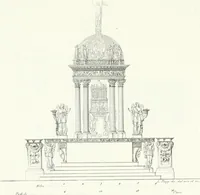 An illustration from Description de la cathédrale de Milan : accompagnée d'observations historiques et critiques sur sa construction et sur les monumens d'art dont elle est enrichie (1823)