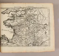 An illustration from Description de l'univers, : contenant les differents systemes du monde, les cartes generales & particulieres de la geographie ancienne & moderne : les plans & les profils des principales villes & des autres lieux plus considerables de la terre; avec les portraits des souverains qui y commandent, leurs blasons, titres & livrées : et les mœurs, religions, gouvernemens & divers habillemens de chaque nation. Dediée au roy. (1685)