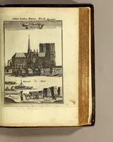 An illustration from Description de l'univers, : contenant les differents systemes du monde, les cartes generales & particulieres de la geographie ancienne & moderne : les plans & les profils des principales villes & des autres lieux plus considerables de la terre; avec les portraits des souverains qui y commandent, leurs blasons, titres & livrées : et les mœurs, religions, gouvernemens & divers habillemens de chaque nation. Dediée au roy. (1685)