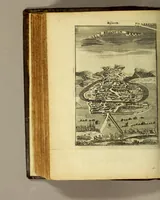 Picture 21 of 32 from Description de l'univers, : contenant les differents systemes du monde, les cartes generales & particulieres de la geographie ancienne & moderne : les plans & les profils des principales villes & des autres lieux plus considerables de la terre; avec les portraits des souverains qui y commandent, leurs blasons, titres & livrées : et les mœurs, religions, gouvernemens & divers habillemens de chaque nation. Dediée au roy. (1685), leaf 336