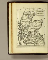 An illustration from Description de l'univers, : contenant les differents systemes du monde, les cartes generales & particulieres de la geographie ancienne & moderne : les plans & les profils des principales villes & des autres lieux plus considerables de la terre; avec les portraits des souverains qui y commandent, leurs blasons, titres & livrées : et les mœurs, religions, gouvernemens & divers habillemens de chaque nation. Dediée au roy. (1685)