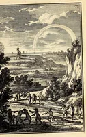 Picture 33 of 57 from Description de l'univers, : contenant les differents systêmes du monde, les cartes generales & particulieres de la geographie ancienne & moderne : les plans & les profils des principales villes & des autres lieux plus considerables de la terre ; avec les portraits des souverains qui y commandent, leurs blasons, titres & livrées : et les mœurs, religions, gouvernemens & divers habillemens de chaque nation. Dediee au roy. (1683), leaf 203