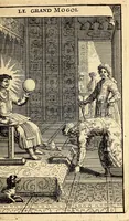 Picture 24 of 58 from Description de l'univers, : contenant les differents systêmes du monde, les cartes generales & particulieres de la geographie ancienne & moderne : les plans & les profils des principales villes & des autres lieux plus considerables de la terre ; avec les portraits des souverains qui y commandent, leurs blasons, titres & livrées : et les mœurs, religions, gouvernemens & divers habillemens de chaque nation. Dediee au roy. (1683), leaf 135