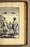 An illustration from Description de l'univers, : contenant les differents systêmes du monde, les cartes generales & particulieres de la geographie ancienne & moderne : les plans & les profils des principales villes & des autres lieux plus considerables de la terre ; avec les portraits des souverains qui y commandent, leurs blasons, titres & livrées : et les mœurs, religions, gouvernemens & divers habillemens de chaque nation. Dediee au roy. (1683)