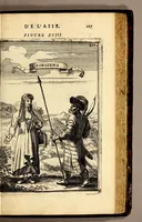 Picture 42 of 58 from Description de l'univers, : contenant les differents systêmes du monde, les cartes generales & particulieres de la geographie ancienne & moderne : les plans & les profils des principales villes & des autres lieux plus considerables de la terre ; avec les portraits des souverains qui y commandent, leurs blasons, titres & livrées : et les mœurs, religions, gouvernemens & divers habillemens de chaque nation. Dediee au roy. (1683), leaf 233