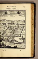 Picture 44 of 58 from Description de l'univers, : contenant les differents systêmes du monde, les cartes generales & particulieres de la geographie ancienne & moderne : les plans & les profils des principales villes & des autres lieux plus considerables de la terre ; avec les portraits des souverains qui y commandent, leurs blasons, titres & livrées : et les mœurs, religions, gouvernemens & divers habillemens de chaque nation. Dediee au roy. (1683), leaf 241