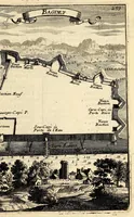 Picture 46 of 58 from Description de l'univers, : contenant les differents systêmes du monde, les cartes generales & particulieres de la geographie ancienne & moderne : les plans & les profils des principales villes & des autres lieux plus considerables de la terre ; avec les portraits des souverains qui y commandent, leurs blasons, titres & livrées : et les mœurs, religions, gouvernemens & divers habillemens de chaque nation. Dediee au roy. (1683), leaf 255