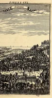 Picture 47 of 58 from Description de l'univers, : contenant les differents systêmes du monde, les cartes generales & particulieres de la geographie ancienne & moderne : les plans & les profils des principales villes & des autres lieux plus considerables de la terre ; avec les portraits des souverains qui y commandent, leurs blasons, titres & livrées : et les mœurs, religions, gouvernemens & divers habillemens de chaque nation. Dediee au roy. (1683), leaf 259